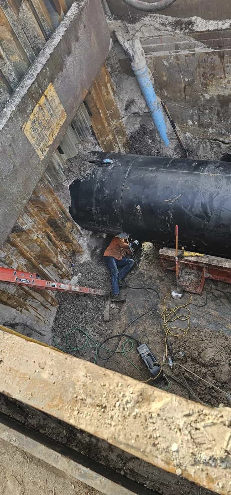 Large-Diameter Pipe Installation