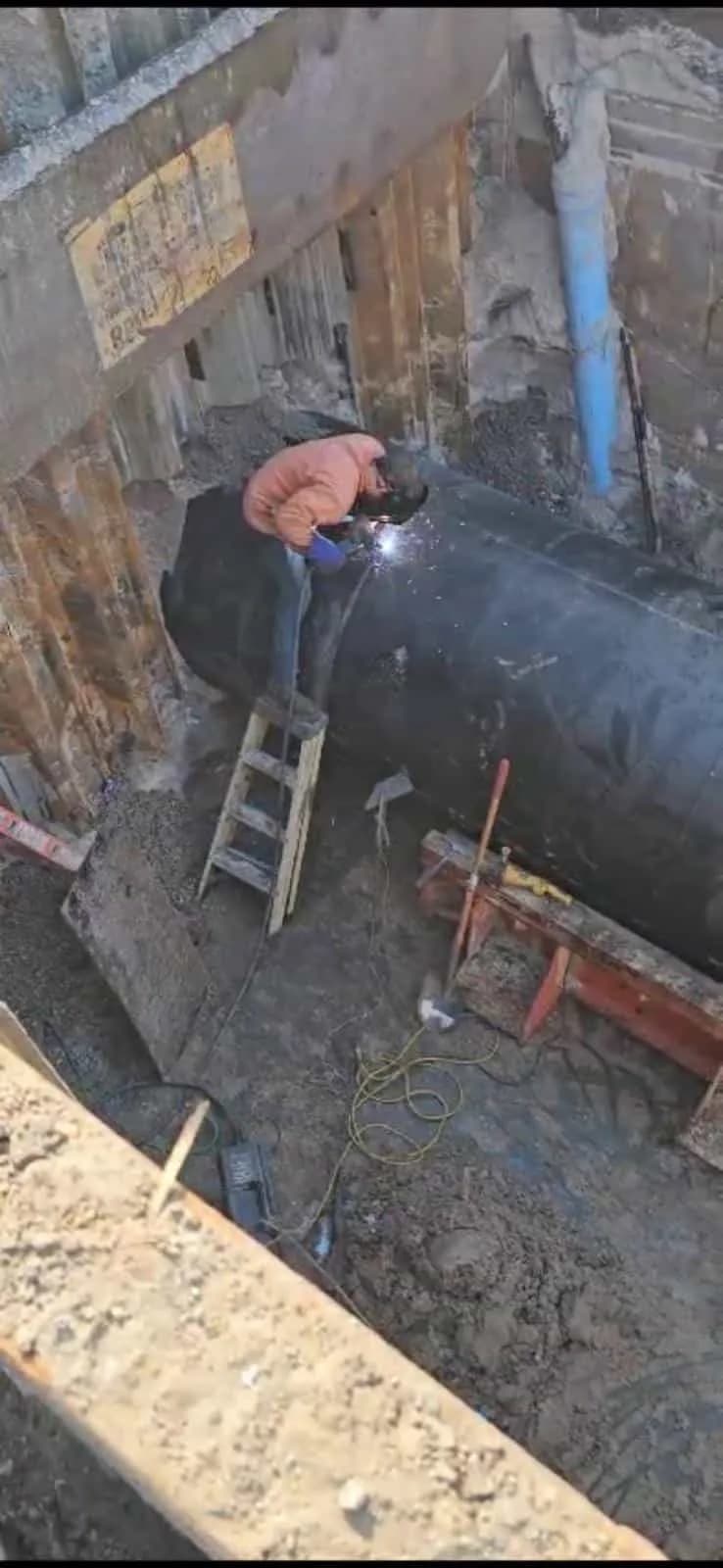 In-Trench Pipe Welding